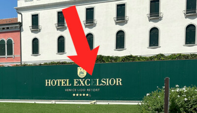 Grand Hotel Excelsior am Lido von Venedig, laut Gsten nicht zu empfehlen