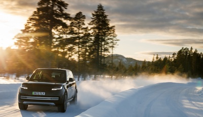 Range Rover Electric: Hrtetests in Schnee und Sand