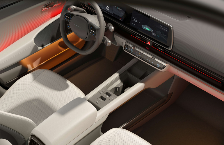 mid Groß-Gerau - Hyundai hat den Innenraum des Ioniq 6 als komfortablen und persönlichen Rückzugsort entwickelt. Hyundai