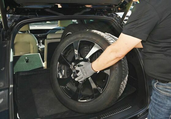 Wechselräder nur gut gesichert transportieren