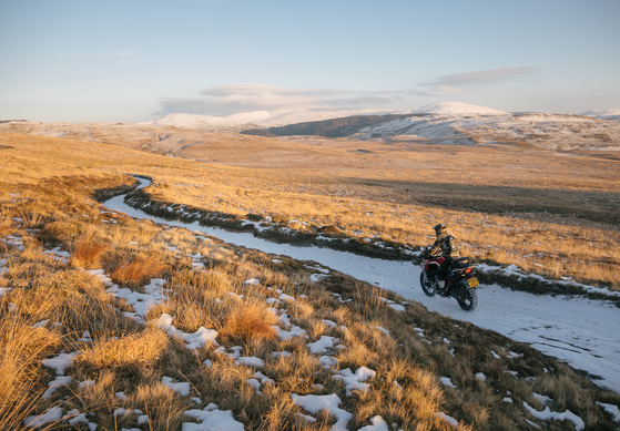 Motorrad in der Winterpause