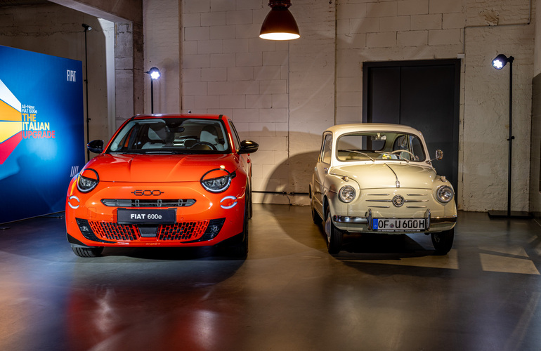 mid Dreieich - Vom klassischen Verbrenner zum Mini-Elektro-SUV, Evolution des Fiat 600. Mike Neumann / mid