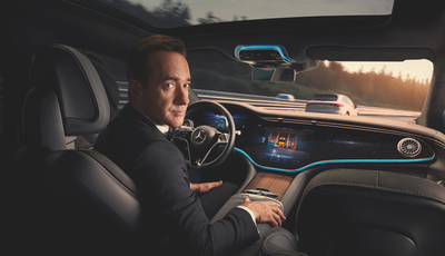 Mercedes-Kampagne mit Matthew Macfadyen und Roger Federer