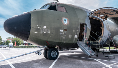 Transall Flugzeug im Technik Museum Speyer