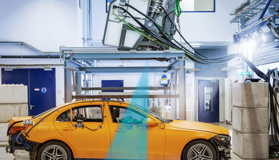 Crashtest unterm Röntgen-Gerät