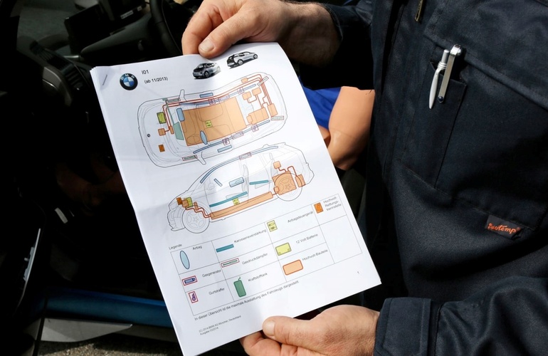 mid Groß-Gerau - Die Fahrzeugtechnik ist schematisch dargestellt. ADAC / Raph Wagner