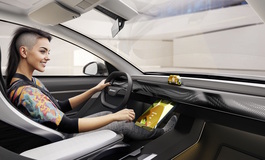 Continental zeigt Emotional Cockpit - Kristall-Displays mit Aurora-Effekt
